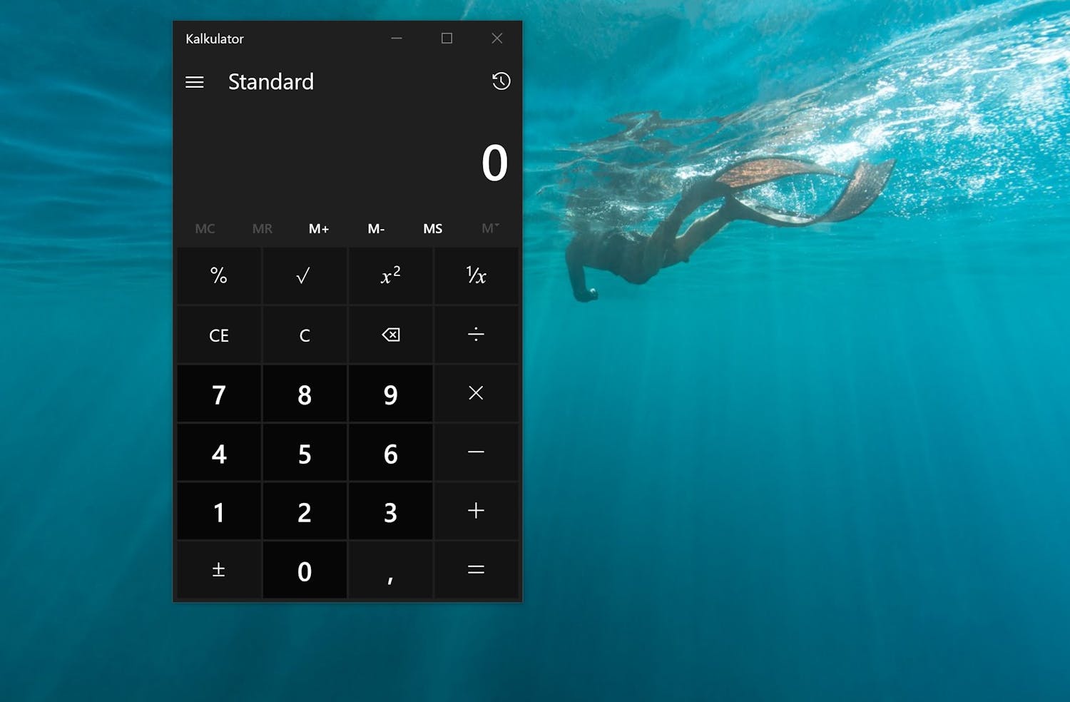 Kalkulator Windows 10